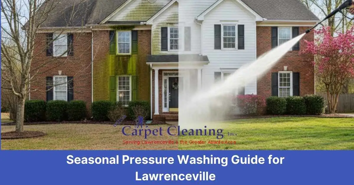 Seasonal Pressure Washing Guide for Lawrenceville