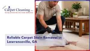 Reliable Carpet Stain Removal in Lawrenceville, GA