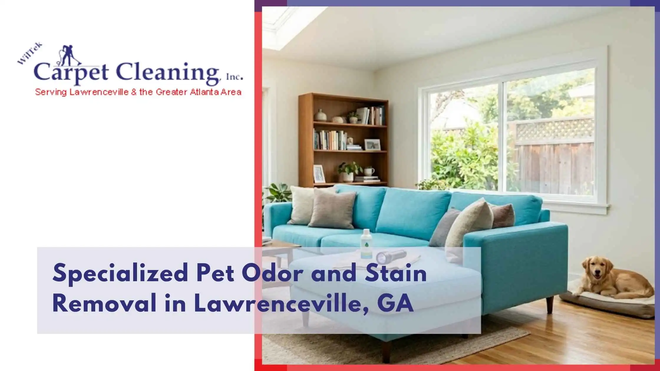 Specialized Pet Odor and Stain Removal in Lawrenceville, GA