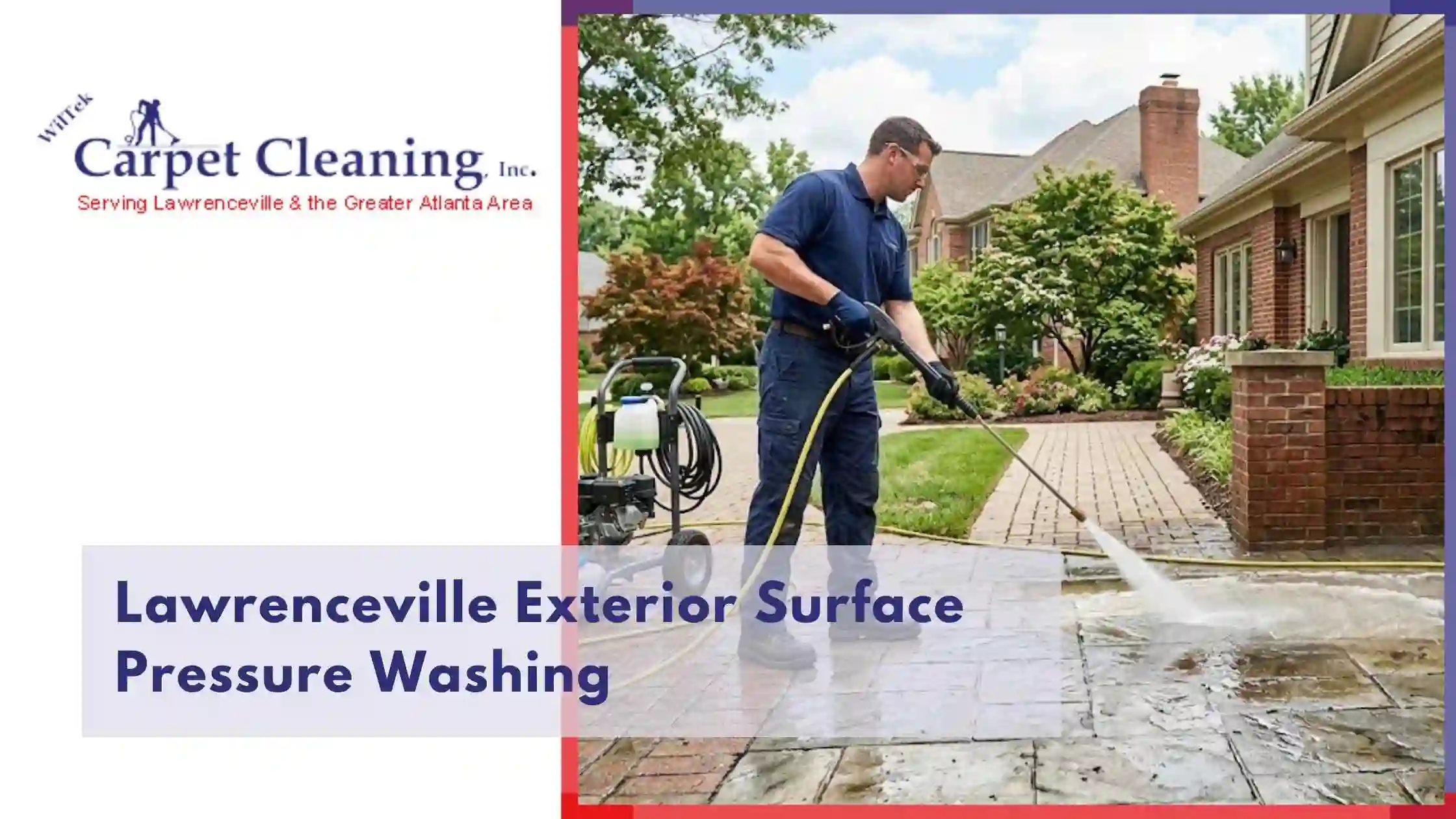 Lawrenceville Exterior Surface Pressure Washing
